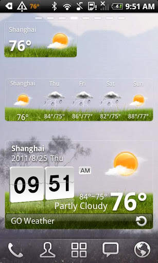 GO Weather Widget Skin LG screenshot 3