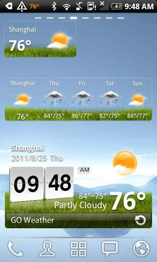 GO Weather Widget Skin LG screenshot 4