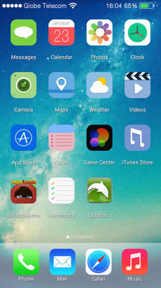 iOS 8 Launcher Theme screenshot 1