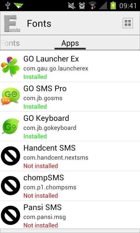 Fonts screenshot 3