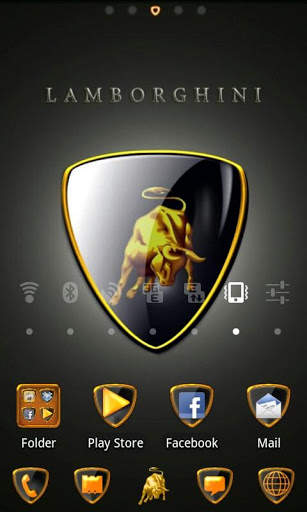 GO Launcher EX Lamborghini screenshot 1