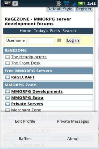 RaGEZONE Browser screenshot 1