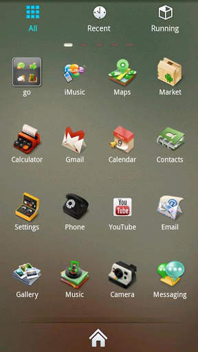 Fade Time Go Launcher EX Theme screenshot 2