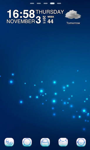 Cloud 3D Theme GO Launcher EX screenshot 1