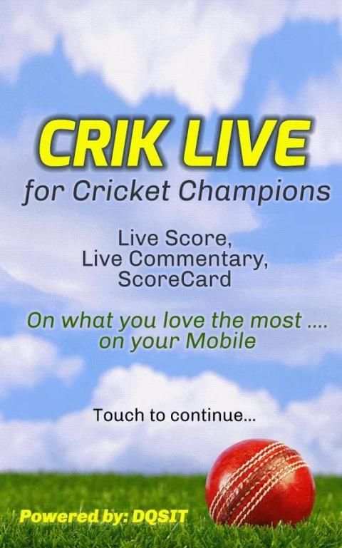 CRIK LIVE - Live Cricket screenshot 8