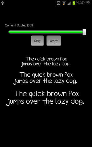 Font Sizer for FlipFont® FREE 2 تصوير الشاشة