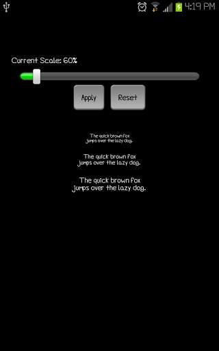 Font Sizer for FlipFont® FREE 3 تصوير الشاشة