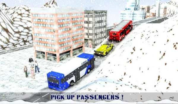 Winter Bus Drive - Tourist Sim screenshot 5