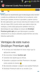 internet gratis 3G y 4G screenshot 4