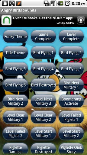 Angry Birds Sounds स्क्रीनशॉट 1