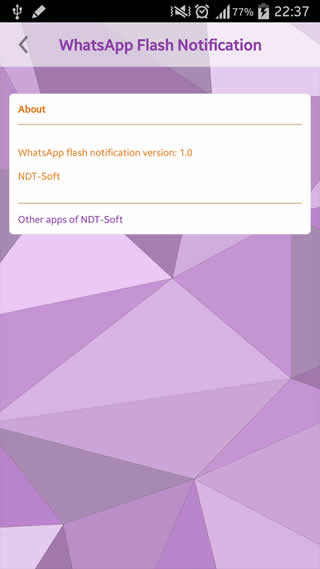 WhatsApp Flash Notification screenshot 4