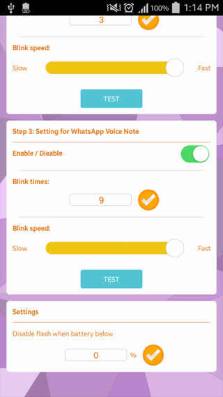 WhatsApp Flash Notification screenshot 3
