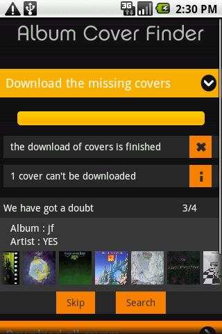Album Cover/Art Finder screenshot 1
