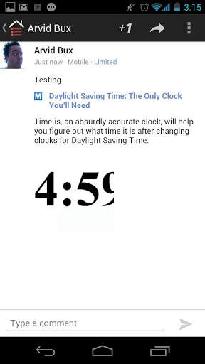 Share 2 Google+ screenshot 3