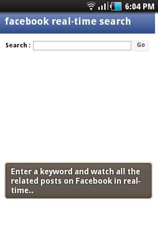 Facebook Search screenshot 1
