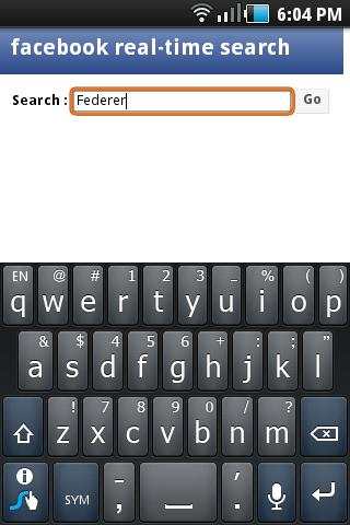 Facebook Search screenshot 2
