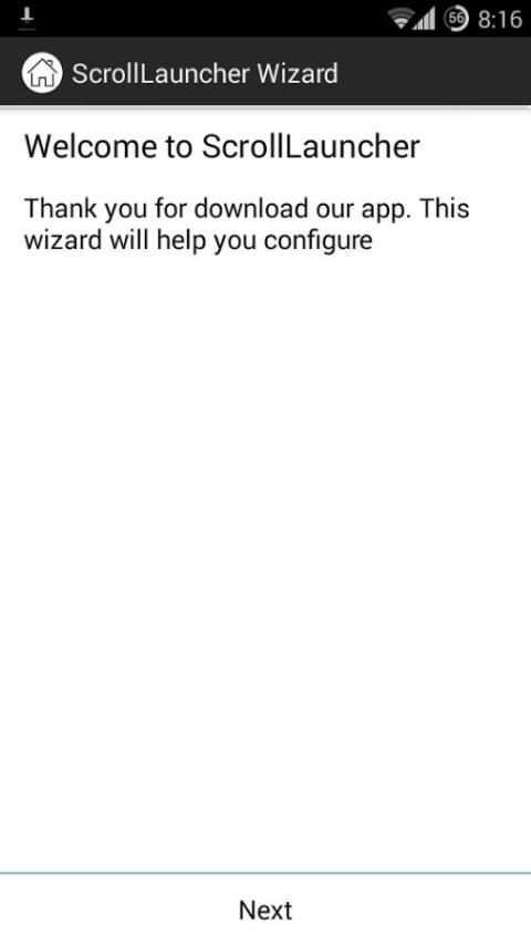Scroll Launcher (open beta) скриншот 1