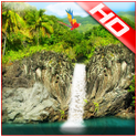 3D Waterfall Live Wallpaper HD icon