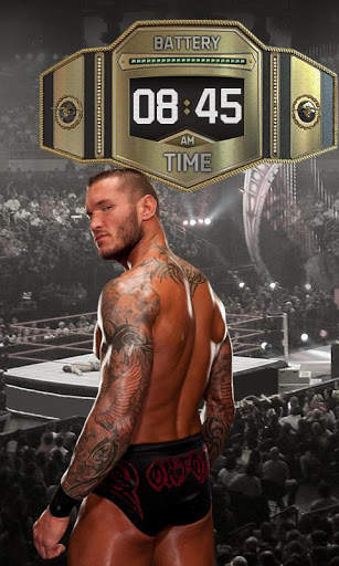 Randy Orton WWE Clock HD LWP screenshot 1