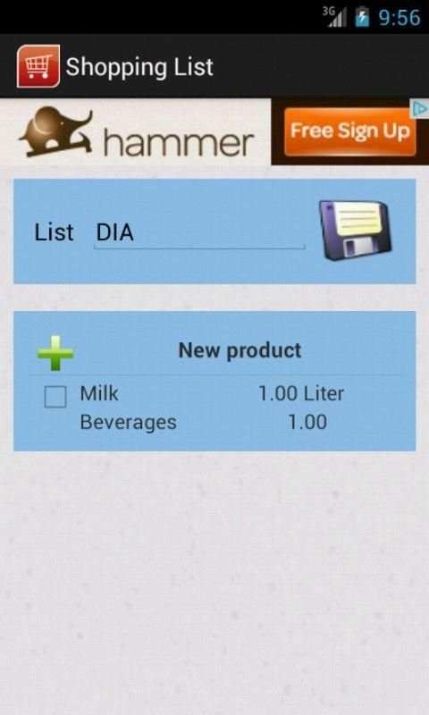 Shopping List screenshot 1