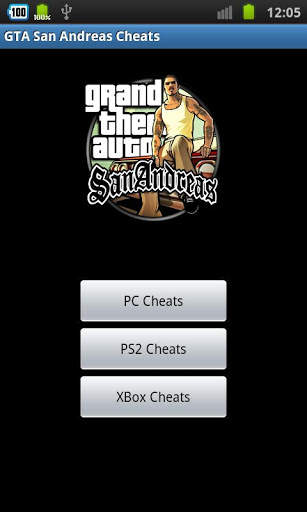 GTA San Andreas Cheats FREE screenshot 1