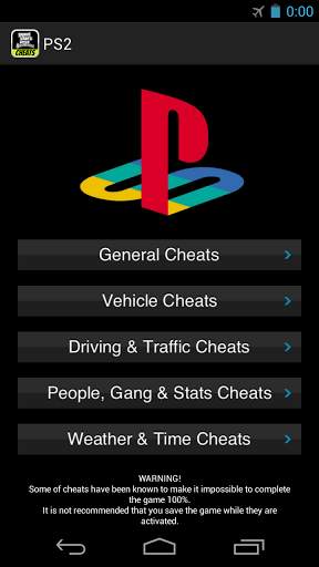 GTA San Andreas Cheats скриншот 2