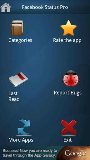 Facebook Statuses Pro screenshot 1
