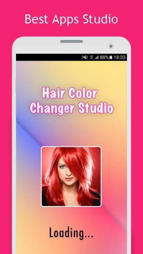 Hair Color Changer Studio 8 تصوير الشاشة