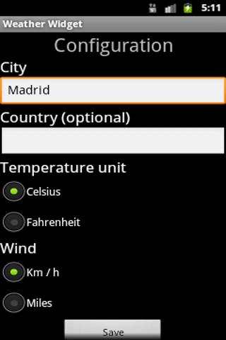 Weather Widget screenshot 3