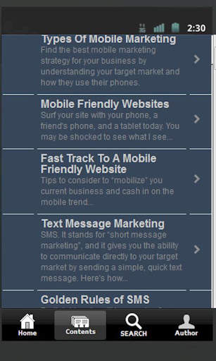Mobile Marketing 2 تصوير الشاشة