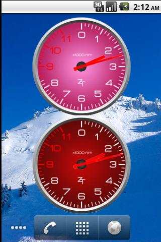 Color2 Tachometer Clocks Free screenshot 3
