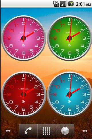 Color2 Tachometer Clocks Free screenshot 1