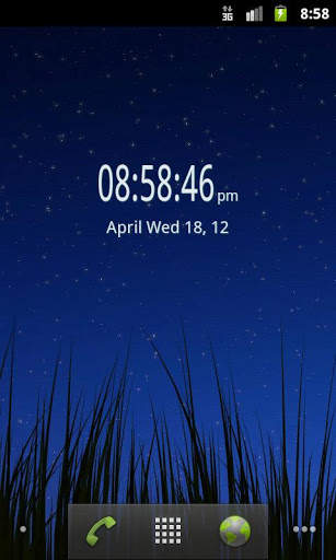 Digital Clock Widget screenshot 1