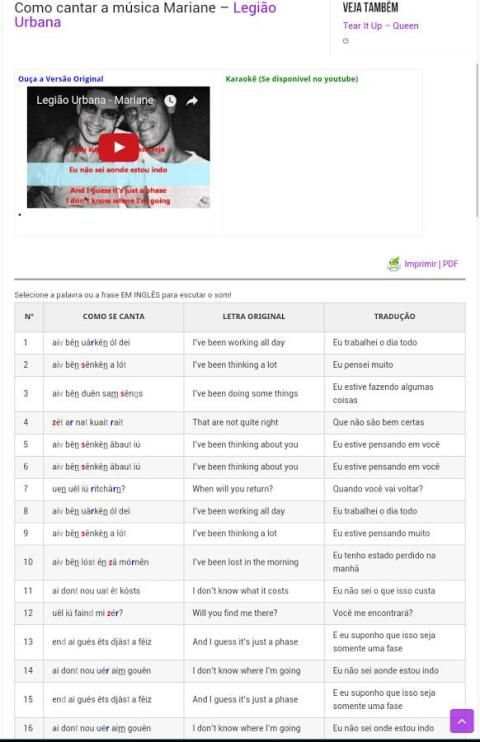 Cantar Inglês screenshot 3