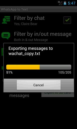 WhatsApp to Text screenshot 2