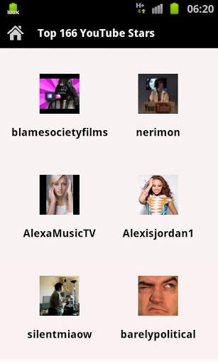 Top 166 YouTube Stars screenshot 1