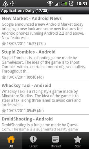 Applications Daily (2.0+) screenshot 2