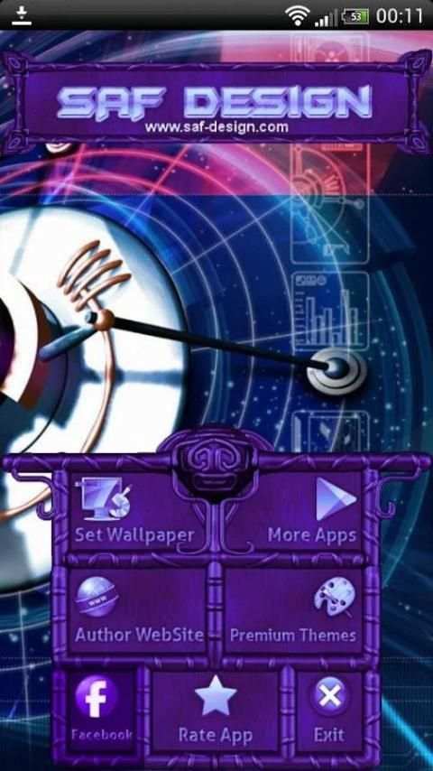 Next Launcher Tech Theme screenshot 2