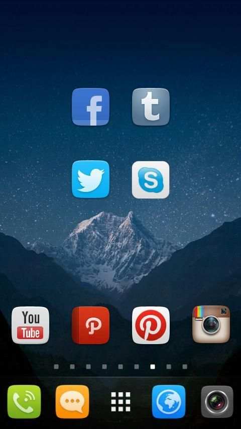GO Launcher EX UI5.0 theme screenshot 6