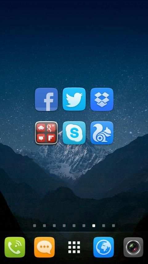 GO Launcher EX UI5.0 theme screenshot 5