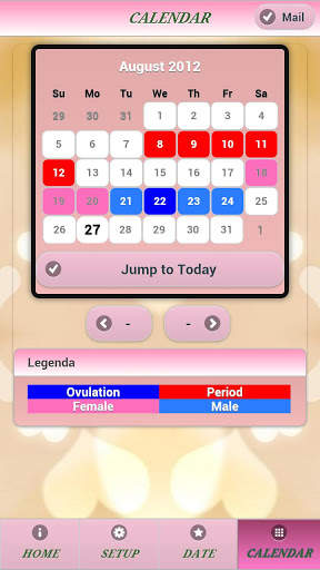 Menstruation &amp; Fertility -Lite screenshot 1