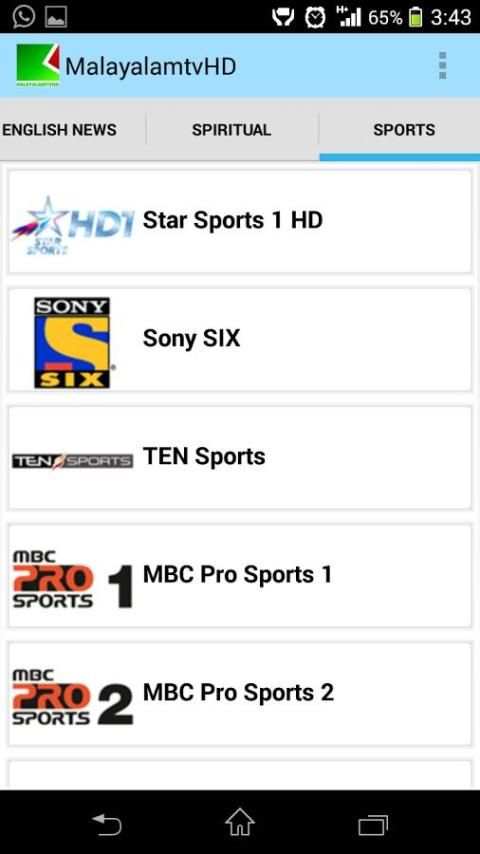 Malayalam HD TV screenshot 1
