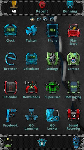 SpaceWar GO LauncherEX Theme screenshot 3