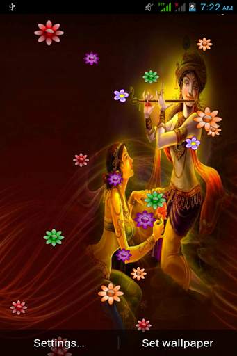 Lord Krishna LWP 3 تصوير الشاشة
