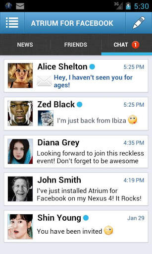 Atrium for Facebook screenshot 3