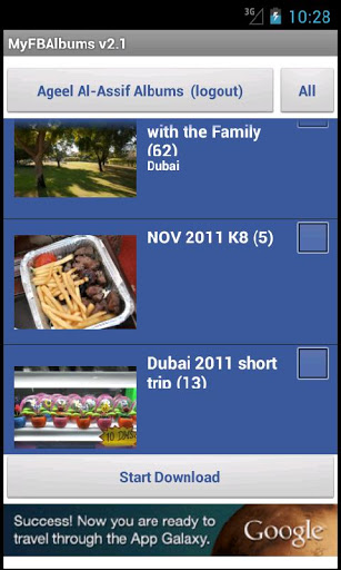 My Facebook Albums screenshot 1