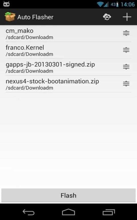 Auto Flasher ROM flash utility स्क्रीनशॉट 5
