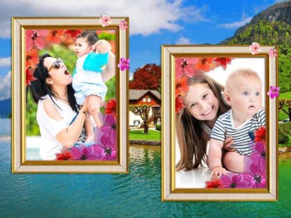 Nature Photo Frames Dual screenshot 1