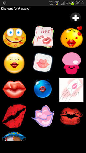 Kisses for Whatsapp icons screenshot 1