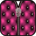 Skull Zipper Screen Lock أيقونة